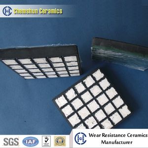 Abrasive Resistant Rubber Backed Ceramic Wear Plates