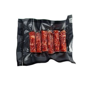 Thick Black Embossed Vacuum Bag with Strong Durability Black Vacuum Bag