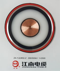 Jiangnan Single-Core 1000 mm2 600 mm2 3130 mm 400 Kv 150 Kv XLPE Insulation High Voltage Shielded Underground Copper Electric Power Cable Price Manufacturer