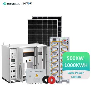Hitek Commercial Solar Systems Complete off Grid 500kw 1MW Hybrid Solar System Manufacturer Kit Complete Set 500 Kw for Sale