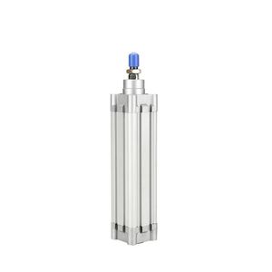 DNC50 Pneumatic Equivalent Square Tube Bolt Screwed Cylinder ISO6431 Aluminum Standard Double Acting Filtered Air Cylinder