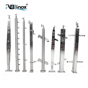 Custom Balustrade Post Stainless Steel Pipe Railing 304 316 Balcony Railing Wall Mount Household Railing Handrail Fittings