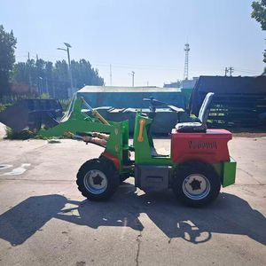Lithium Battery Electric Farm Tractor Excavator Mini Skid Front Steer Loader