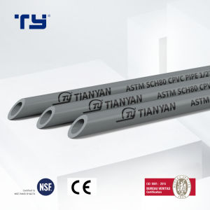 Hot Sale Best Quality Tianyan Brand CPVC PVC Plastic Pipe Offer OEM
