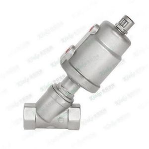Million Cycle Valve Compressed Air Pneumatic Angle Seat Valve CE Certified 316L Zero Leakage for Steam Service