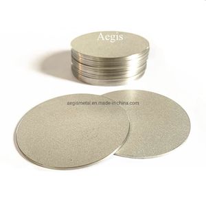 0.5um 0.2 1 2 3 Micron 316L Sintered Powder Porous Stainless Steel Filter Disc