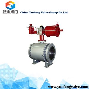 3PC API 6D / API 608 Forged Carbon Steel / Stainless Steel / 150lb/300lb/600lb/900lb/1500lb Electrohydraulic Forged Steel Fix Flange Ball Valve