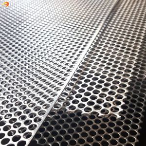 1mm Hole Galvanized Perforated Metal Mesh for Filter Cylinder
