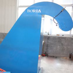 EVA Compound Skip Conveyor/Rubber Compound Bucket Feeding Lifting Conveyor/Automatic Feeding Machine Bucket Lift