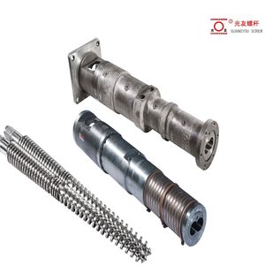 1.8550 ISO Certified High Precision PVC WPC Plastic Extrusion Twin Screw and Barrel & Extruder Screw and Barrel for Extruder