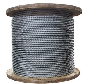 Galvanized Steel Wire Rope 7*7 7*19 0.8-12mm 6*19+FC 6*7+FC Wire Strand Cable