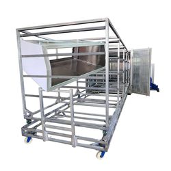 Gas Powerd Powder Coating Cure Oven with Two Doors