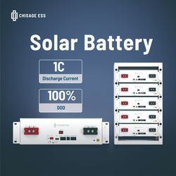 Chisage Ess 48V 100ah Deep Cycle Long Lifetime Lithium-Ion Solar Energy Storage Battery for Home