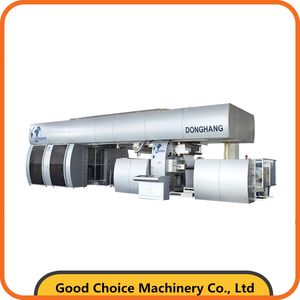 500m/Min Color Flexographic Printer Roll to Roll Ci Flexo Paper Plastic Film Printing Press Machine