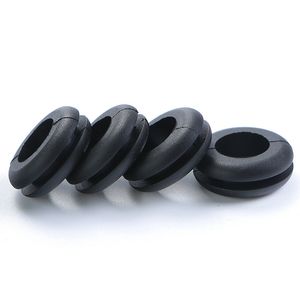 Oval Double-Sided Hole Rubber Grommet Dust Removal Roller Rubber Protective Coil