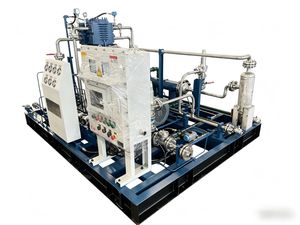 High-Efficiency CH4 Compressor for Industrial Applications and More