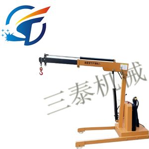 Long-Runtime 3-Stage Electric Hydraulic Crane with 48V/32ah