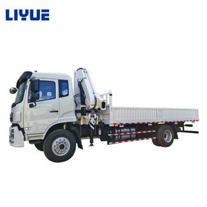 Popular Manipulator 6 Tons Hydraulic Folding Arm Crane Dongfeng Truck for Construction
