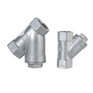Pn25 Female Thread Stainless Steel Y-Strainer