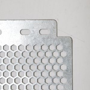 Low Pressure Drop Customizable Perforated Steel Mesh for Food Processing Industry