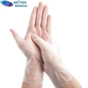 3.5g Examination Medical Disposables Surgical Black Gloves Nitrile with Cheap Price Bme2000