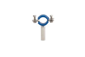 Stainless Steel SS304 Round Pipe Fitting Holder Clamp Pipe Hanger with Wall Bracket