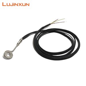 Electrical Round Hot Runner Heating Element 24V 220V High Temperature Spiral Heated Mosquito Coil Type Heater with Ground Wire 1m
