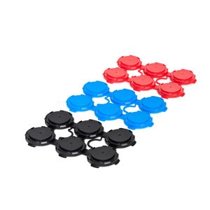 Custom Colors and Sizes 4 Pack 6 Pack Plastic Can Holder HDPE Recycled Plastic Beer Can Holder