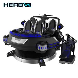 Herovr Amusment Park 6 Rides Spaceship 5 Seats Arcade Machine Vr 9d Virtual Reality Simulateur Game Vr