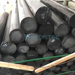 Dimension Customized High Temperature Resistance Black Carbon Filled PTFE Rod