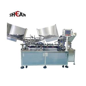 Automatic Double-Headed Costmetic Toothpaste Soft Plastic Tube Filling and Sealing Machine