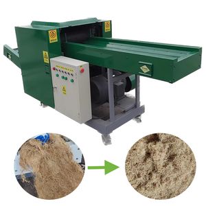 Agricultural Red Ramie Cut Jute Cutter Mulberry Branch Yarn Cutting Machine Palm Chopper Abutilon Shredding Fiber Crushing Machine Flax Shredder