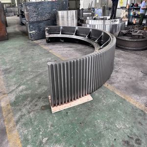 Low Price Large Girth Gear/Crown/Pinion Gear/Gear Wheel Applied on Mining Ball Mill/Cement Rotary Kiln/Dryer/Cooler