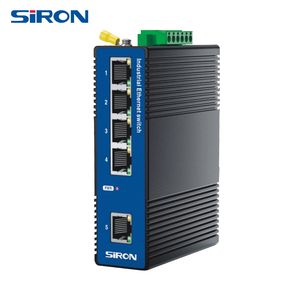 Siron T380-12 IP40 Unmanaged 1000Mbps 5-Port Industrial Switch