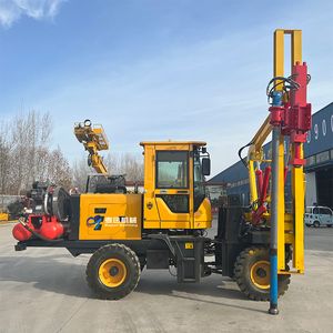 Highway Guardrail Post Installation Hydraulic Pile Driver