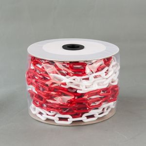 Colorful Traffic Roadway Caution Sign Long Barrier Safety Plastic Warning Chain