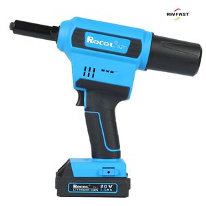 Electric Rivet Gun Cordless Riveter 18V Battery Rivet Gun 20V Li-ion Battery Cordless Brushless Lithium Battery Riveter