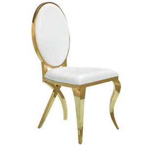 Elegant Stainless Steel Hotel Dining Chairs for Affordable Banquets