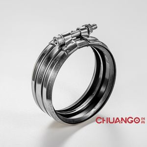 Stainless Steel Flexible Shielded Type B No-Hub Pipe Coupling, Diameter DN 40