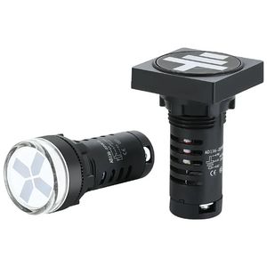 22mm Double Color Position Indicator Signal Lamp LED Isolating Circuit Breaker Grounding Symbol Industrial Indicator Light