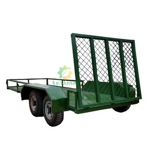 Plant Tandem Trailer Landscape Trailer Custom Made Deck Trailer