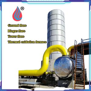 Ground Flare System for Waste Gas & Biogas Combustion Treatment