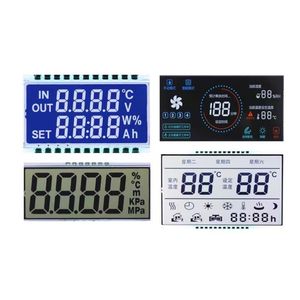 Va Tn Htn FSTN Module Full View LCD Panel Custom Size Low Power 7 Segment Screen Monochrome Display
