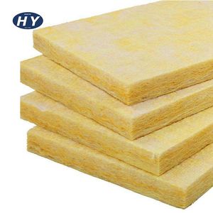 Fireproof Waterproof Soundproof Noise Reduction Material Glass Wool Board for Public Buildings