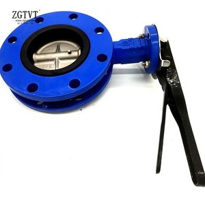 Industry Short Structure U Type Flange Ci/Di/Wcb/Steinless Steel Body Butterfly Valve