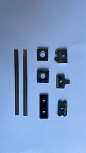 for Woodworking Planer Cutterhead Raw Materials Tungsten Carbide Square Reversible Knives 14*14*2.0-30degrees