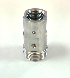 Waterjet Parts Valve Body High Pressure Pump Mini on off Valve 710866-1 Waterjet Spare Parts on off Nozzle Body Water Jet Cutter Head on off Valve Body