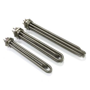 3kw/6kw/9kw/18kw/20kw Industrial Electric 3 Phase Hot Water Immersion Tubular Heating Element Boiler Flange Heater