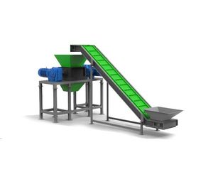 Double Shaft Shredder for Plastic Recycling PE PP Pet ABS PC Nylon Lump and Block