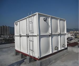 FRP Water Tank Water Storage Solution Double-Walled Water Tank to Factories